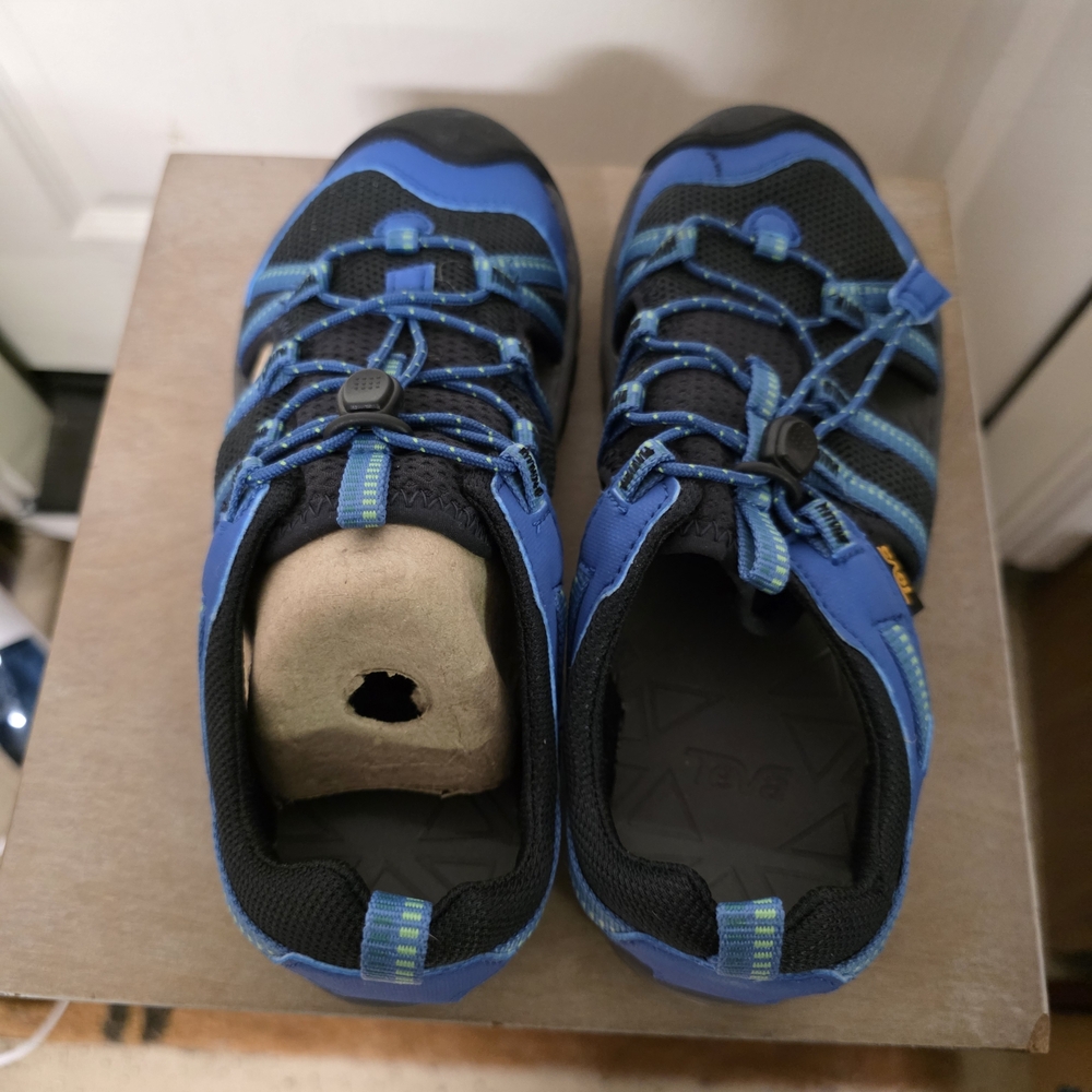 Teva Kids Blue and Black Sneakers